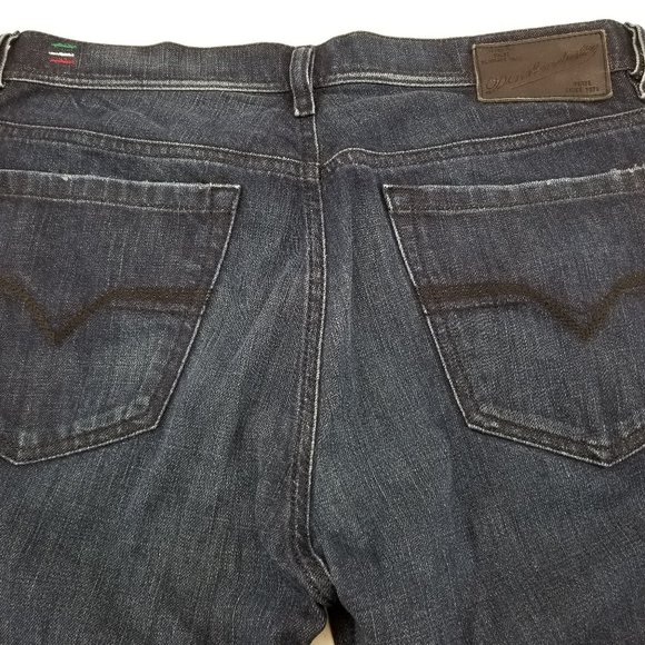 Diesel Mens Quratt Butt Fly Straight Dark Wash Denim 008FC Blue Jean Pants32x32 - Picture 4 of 13